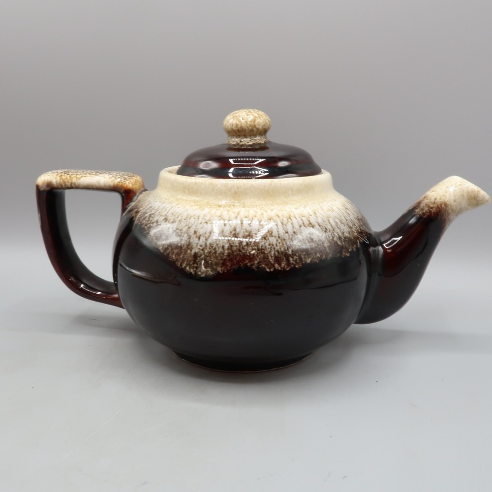 Pfaltzgraff‎ 550 Ceramic Teapot Brown Drip Vintage Teapot